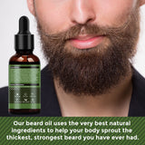 100% Care Organic Spray Beard Growth Essential Oil Men