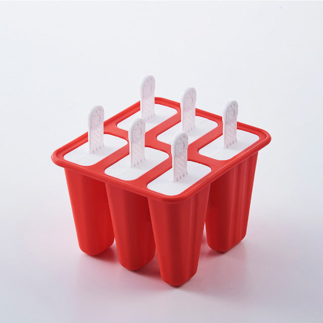 Popsicle Silicone Molds Homemade Kitchen Silicone Free Frozen Ice Pop Cream Maker