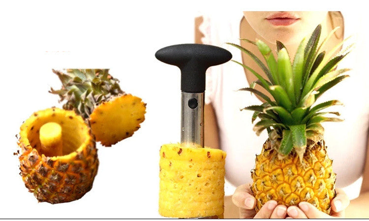 Pineapple Slicer Peeler Cutter Pare Knife Stainless Steel Kitchen Fruit Tool