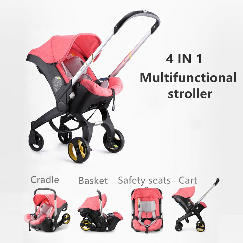 4-in-1 car seat with stroller Infant Baby Car Seat Stroller – Isardia