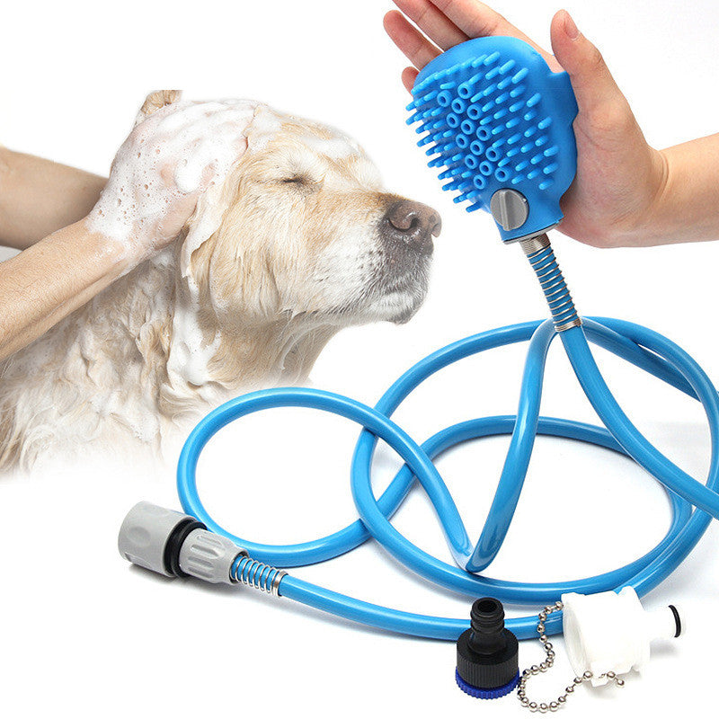 New Dog Shower Head comfortable Tool Massager Washing Sprayer Brush Pet Bathing Supplies