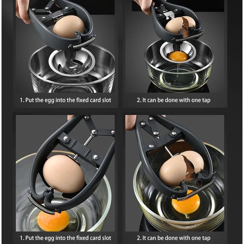 Fast Manual Separator Opener Eggs Cracker Tool